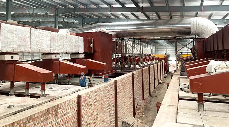 Forno Túnel para Queima de Tijolos, Cerâmica e Telhas com Controle Automático de Temperatura e Alta Eficiência Térmica 5