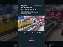 Solução para fabricação de tijolos automáticos