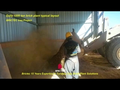 BRICTEC Box Feeder para máquinas de processamento de matéria-prima para fabricação de tijolos